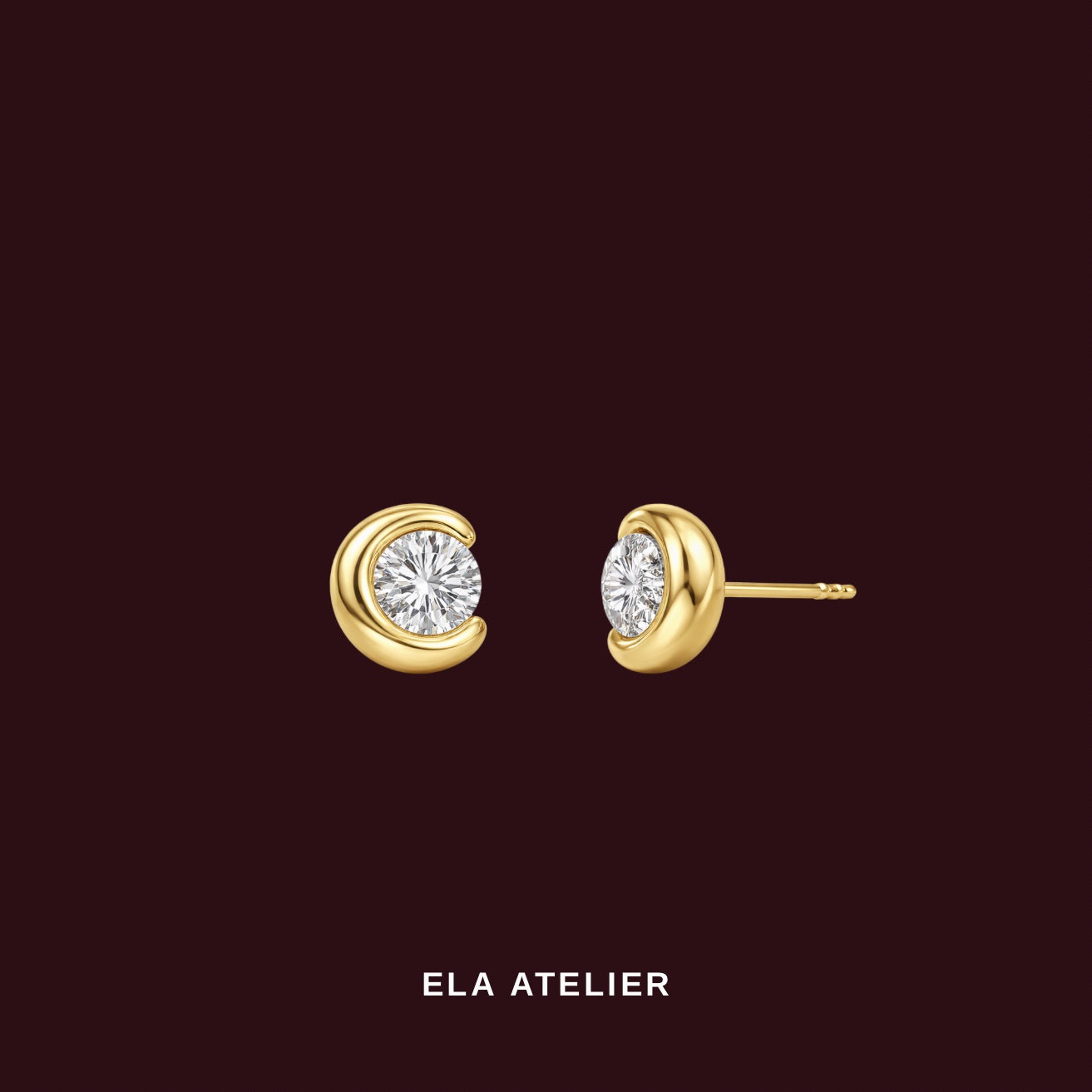 Media Luna Studs