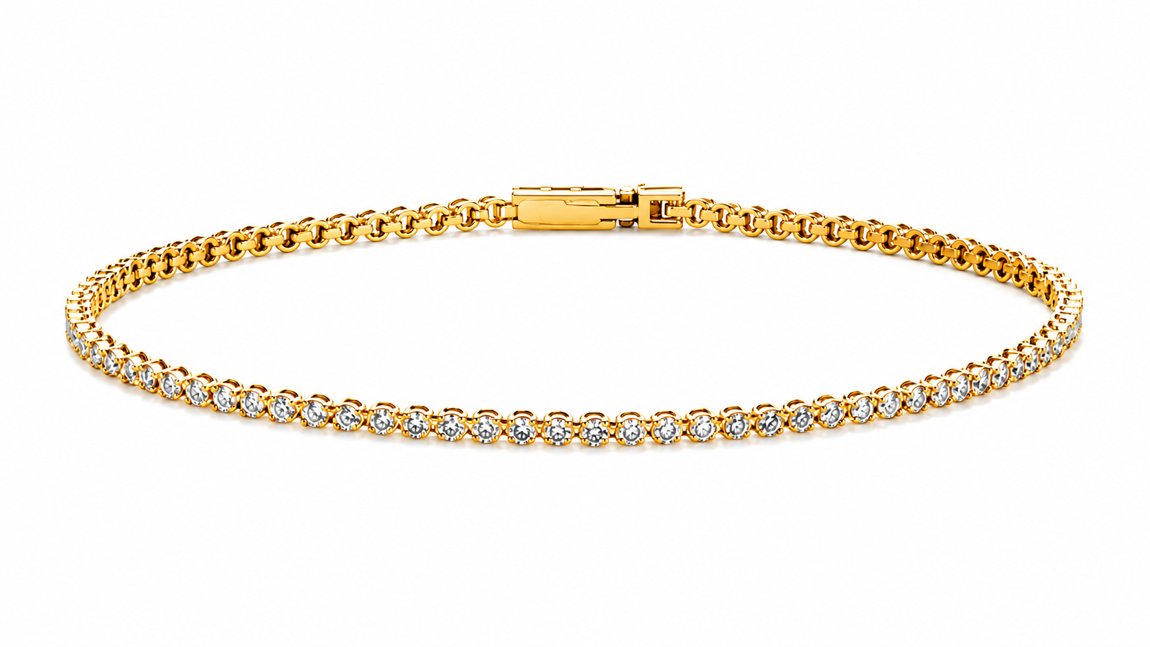 Petite Lab-Grown Tennis Bracelet